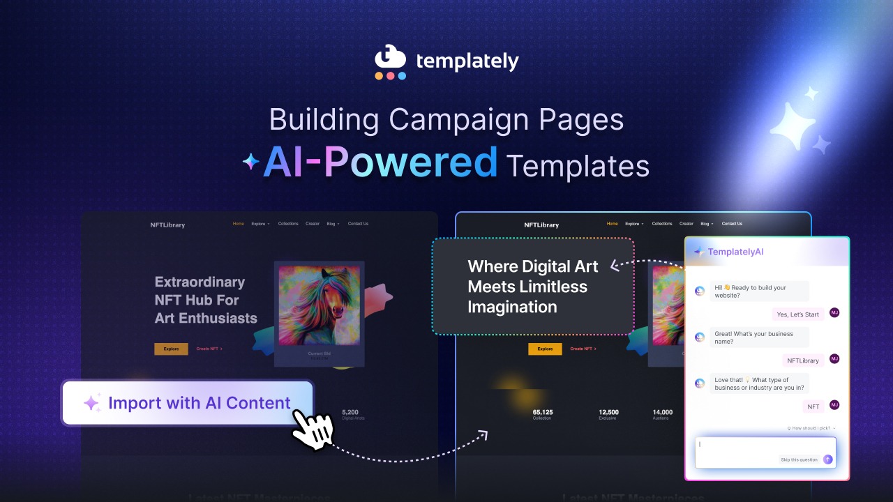Build Your Campaign Pages With AI-Powered Templates For WordPress