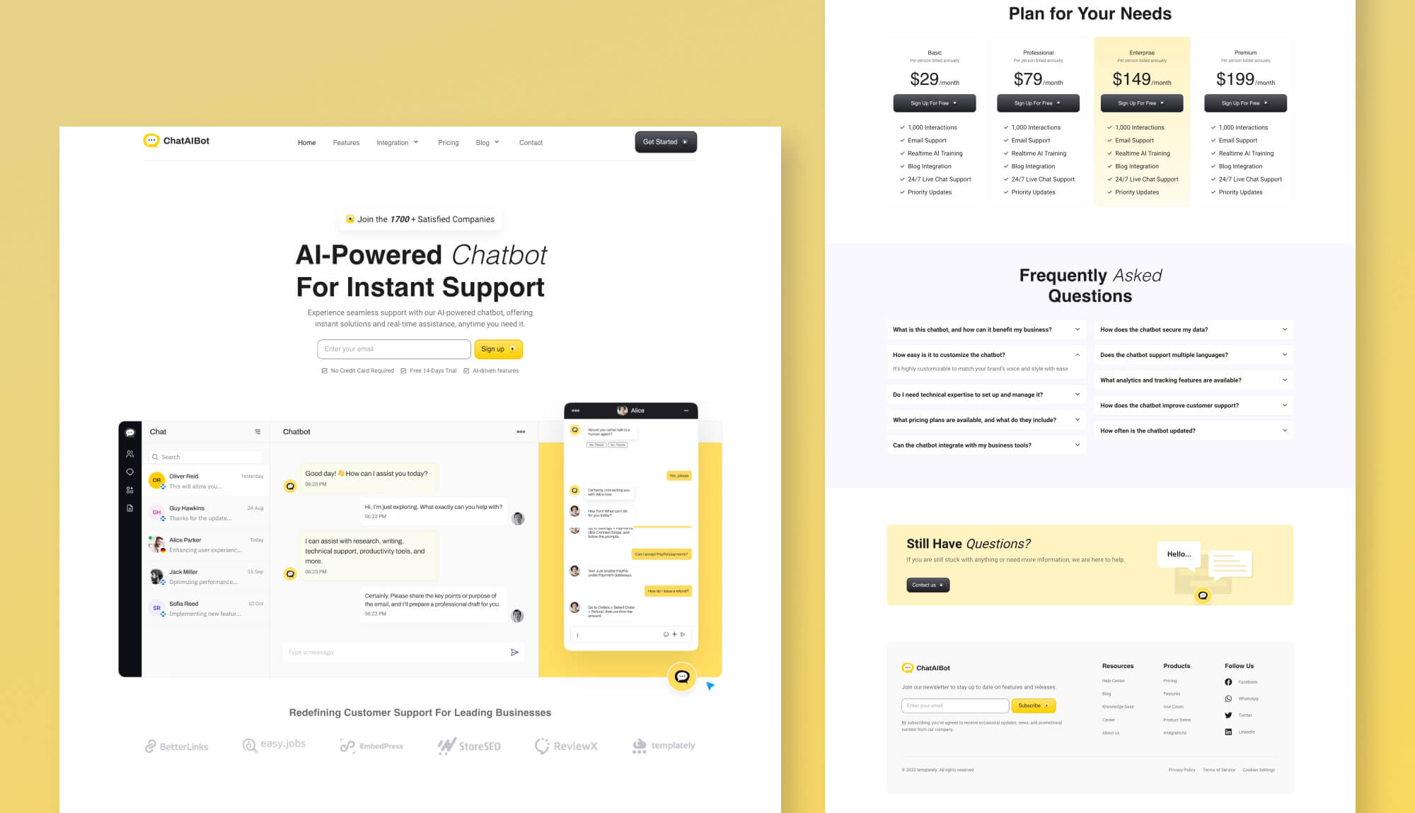 ChatAIBot — Best for AI-Powered Support Service