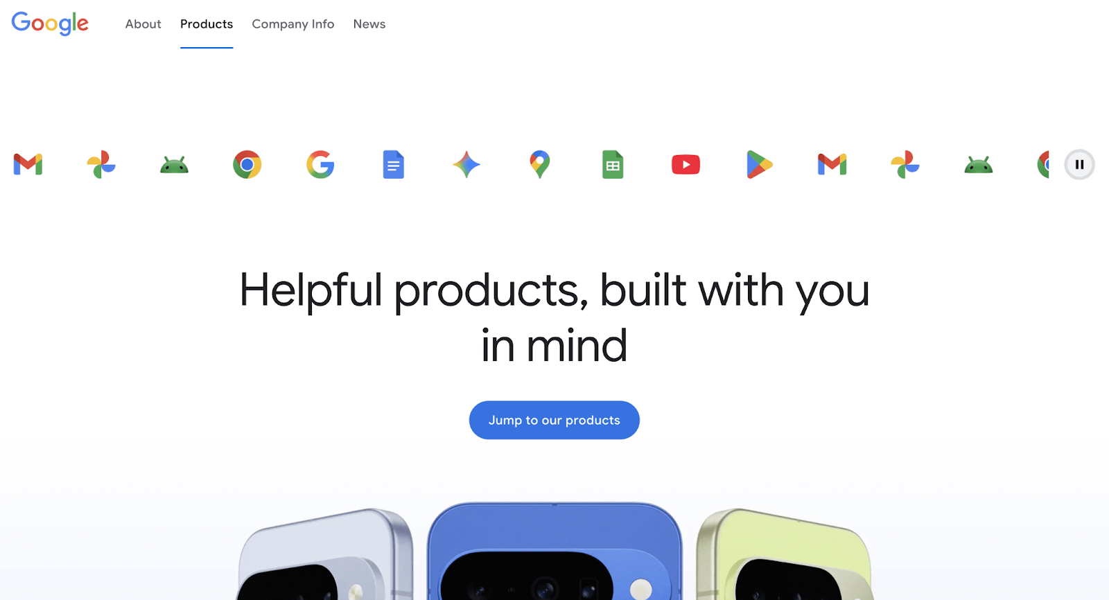 Google: White Space in Web Design