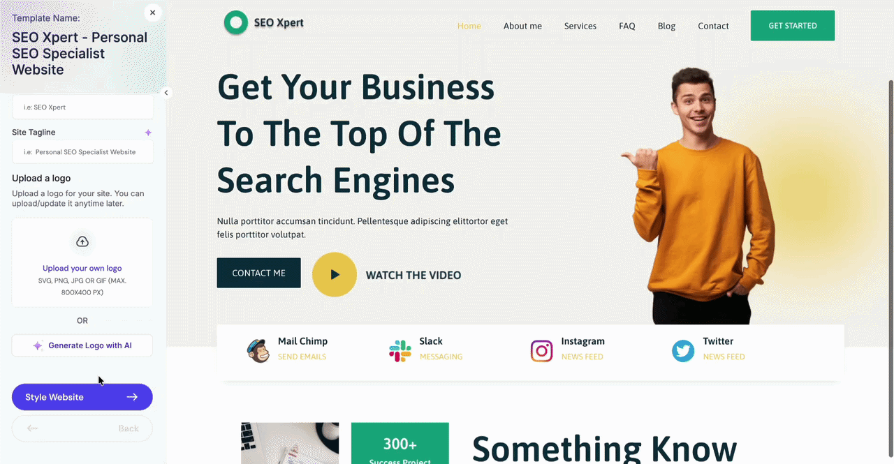 Generate with Templately AI