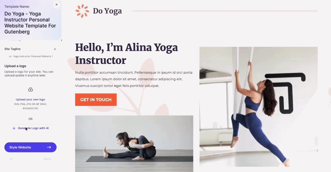 Templately AI Logo Generator