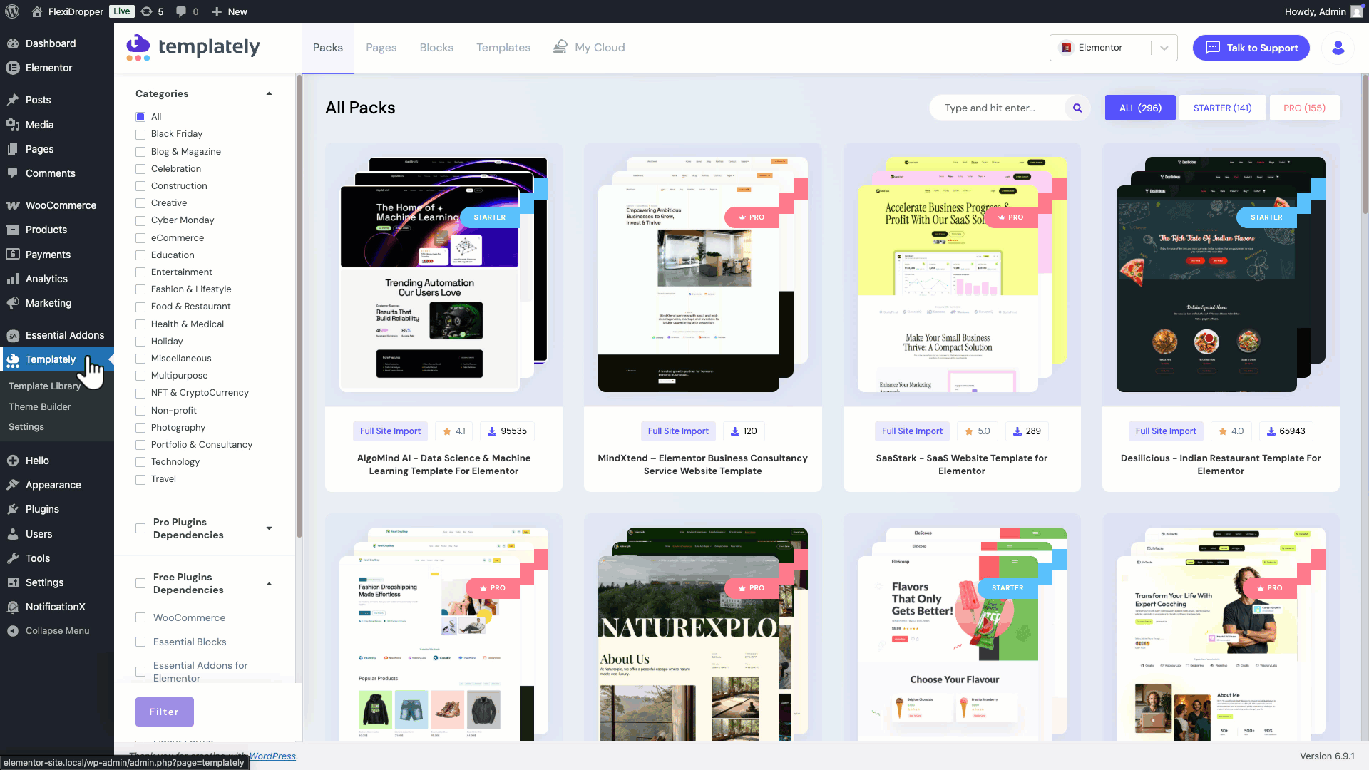 reuse designs across multiple sites