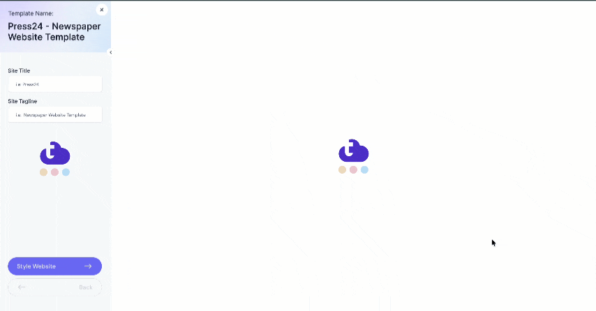 Build full website with Templately