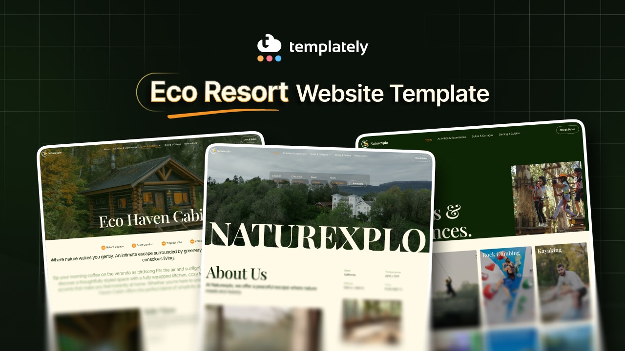 How to Create a Resort Website Template with Templately
