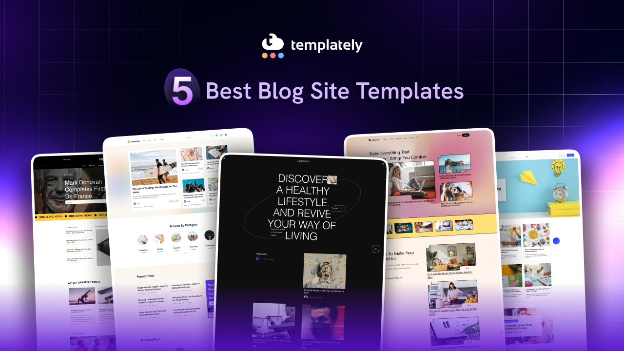 5 Best Blog Site Templates for WordPress (2026)