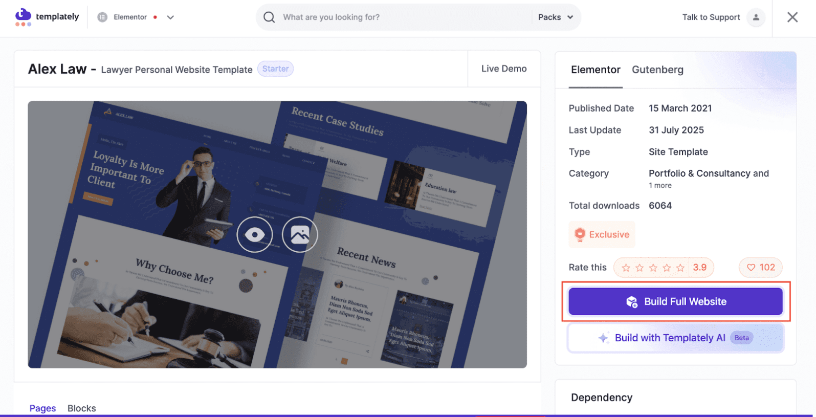 Customize Free Elementor Templates
