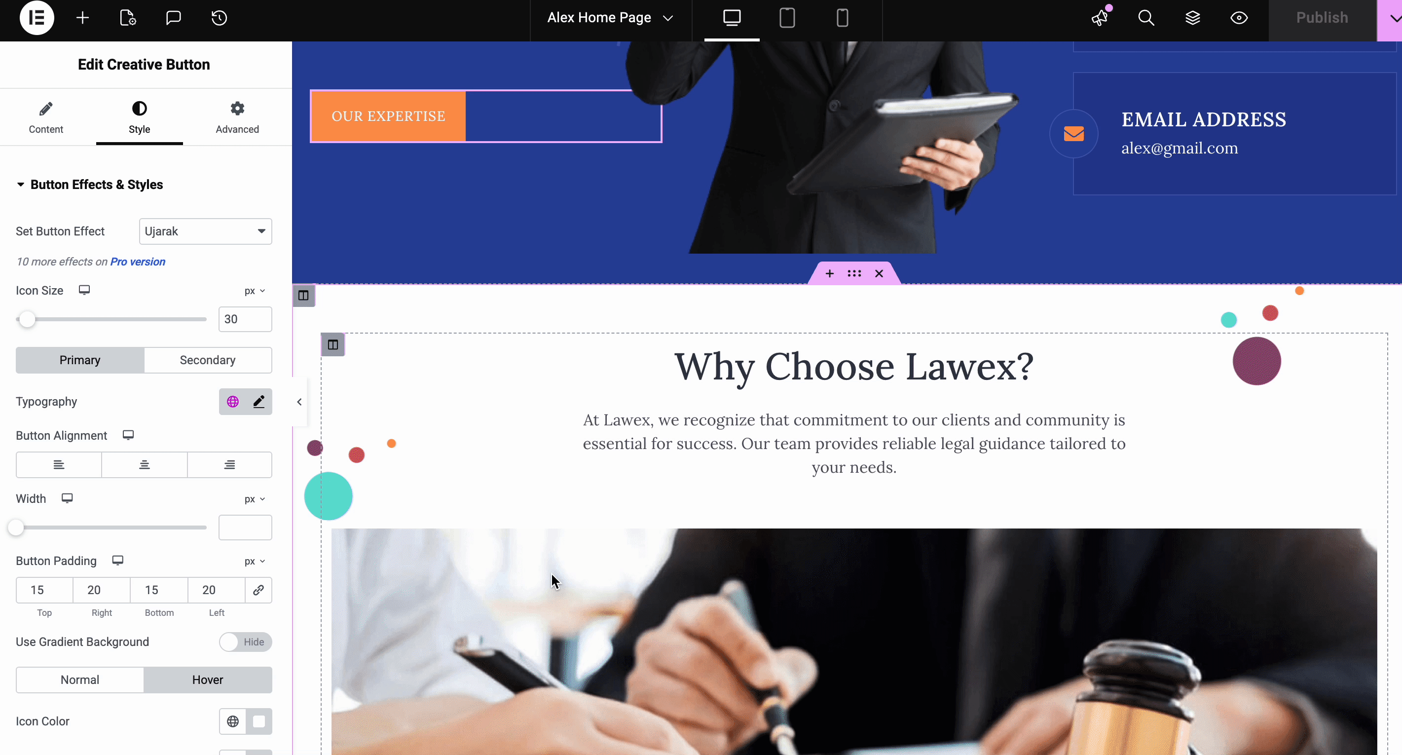 Customize Free Elementor Templates