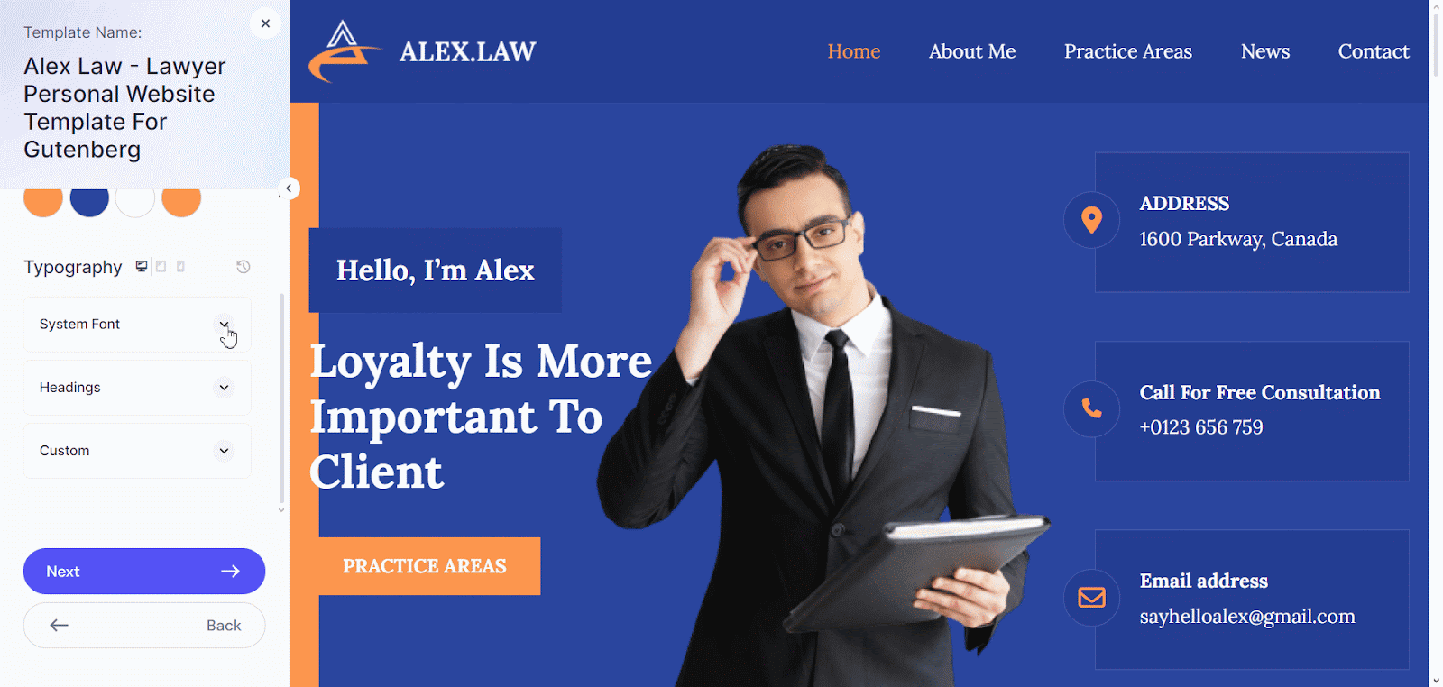Customize Free Elementor Templates