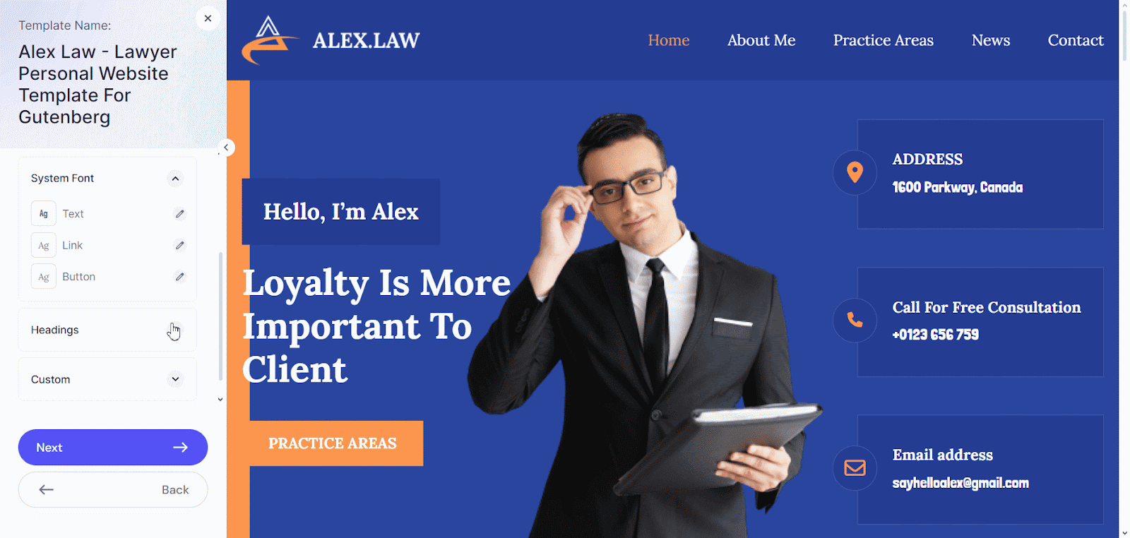 Customize Free Elementor Templates