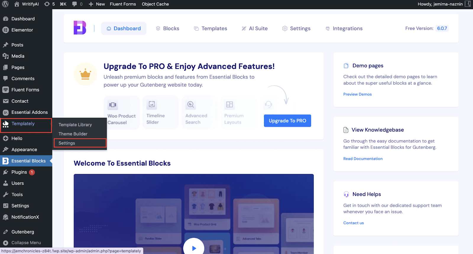 Customize Free Elementor Templates