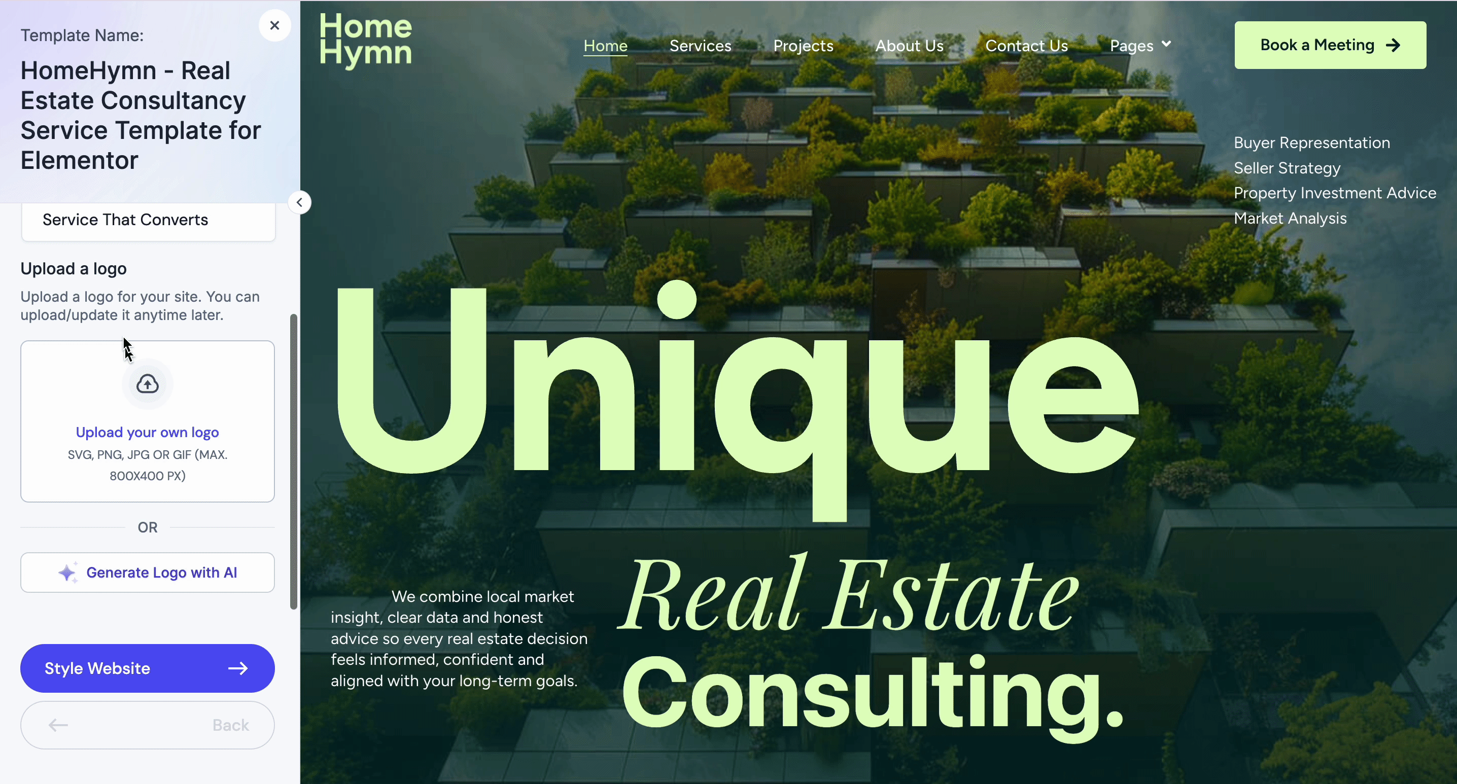 Customize And Style the Template